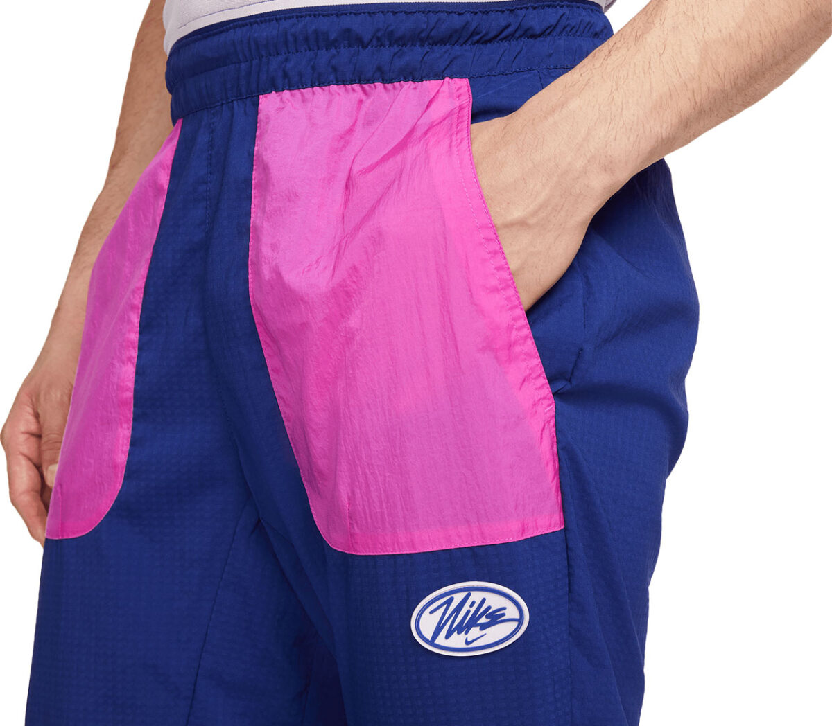 Tasca Pantalone Nike Dri-fit sport clash uomo blu rosa