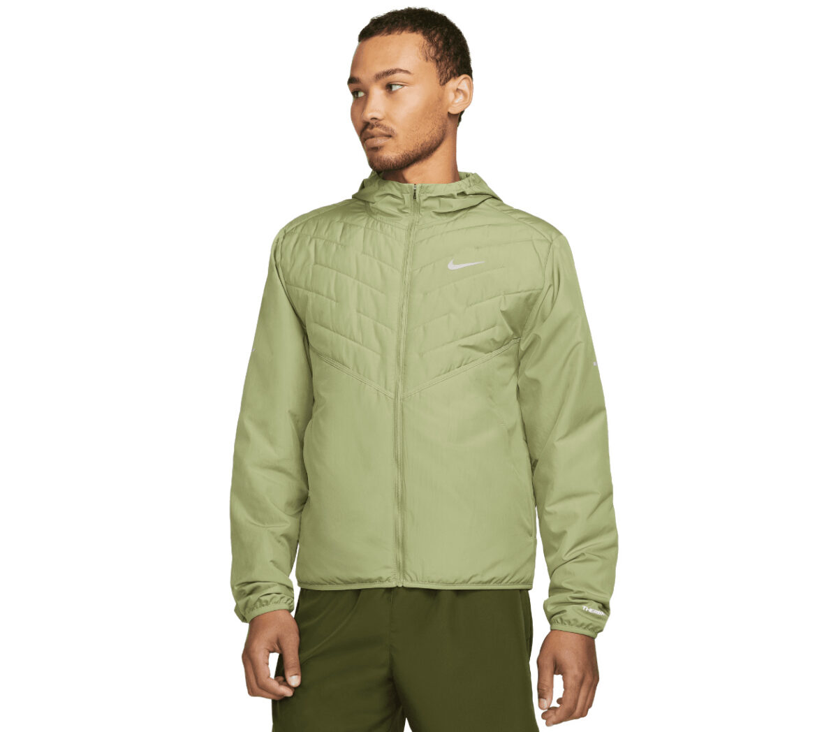 Giacca nike therma fit repel uomo verde