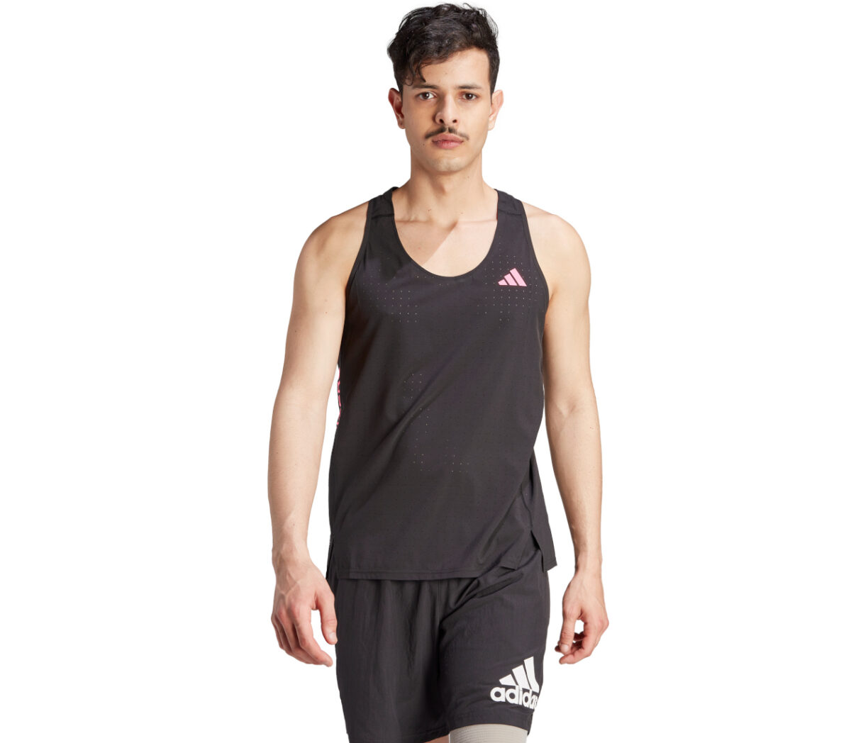 Canotta adidas adizero singlet uomo nera