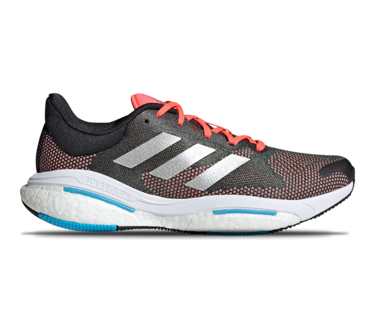 Adidas solar glide 5 uomo nera corallo