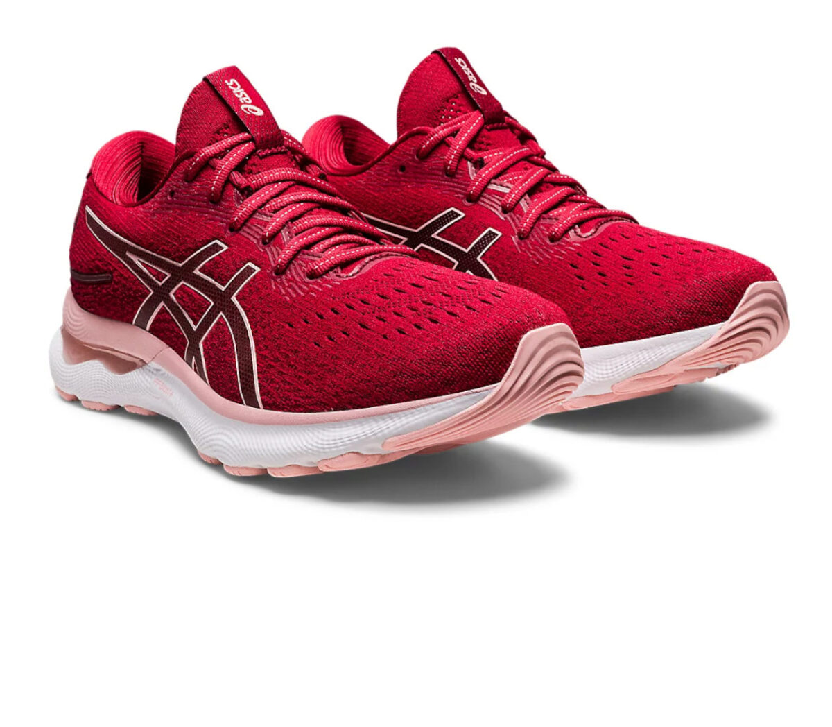 Coppia Scarpa asics gel nimbus 24 donna fucsia
