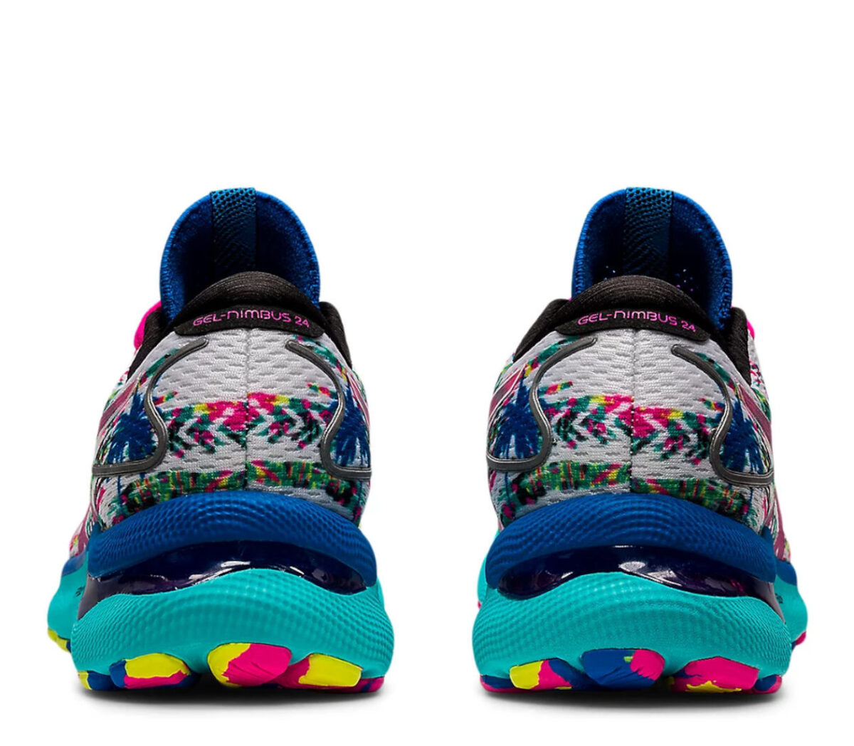 Retro Scarpa asics gel nimbus 24 donna white pink glo