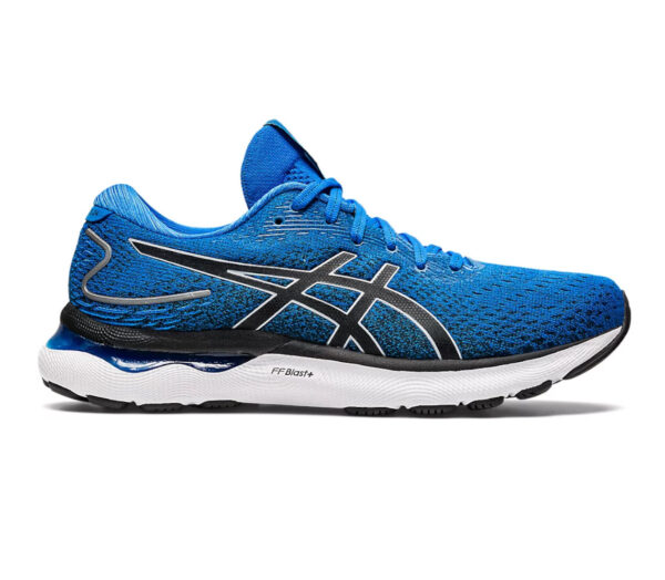 Scarpa asics gel nimbus 24 uomo celeste