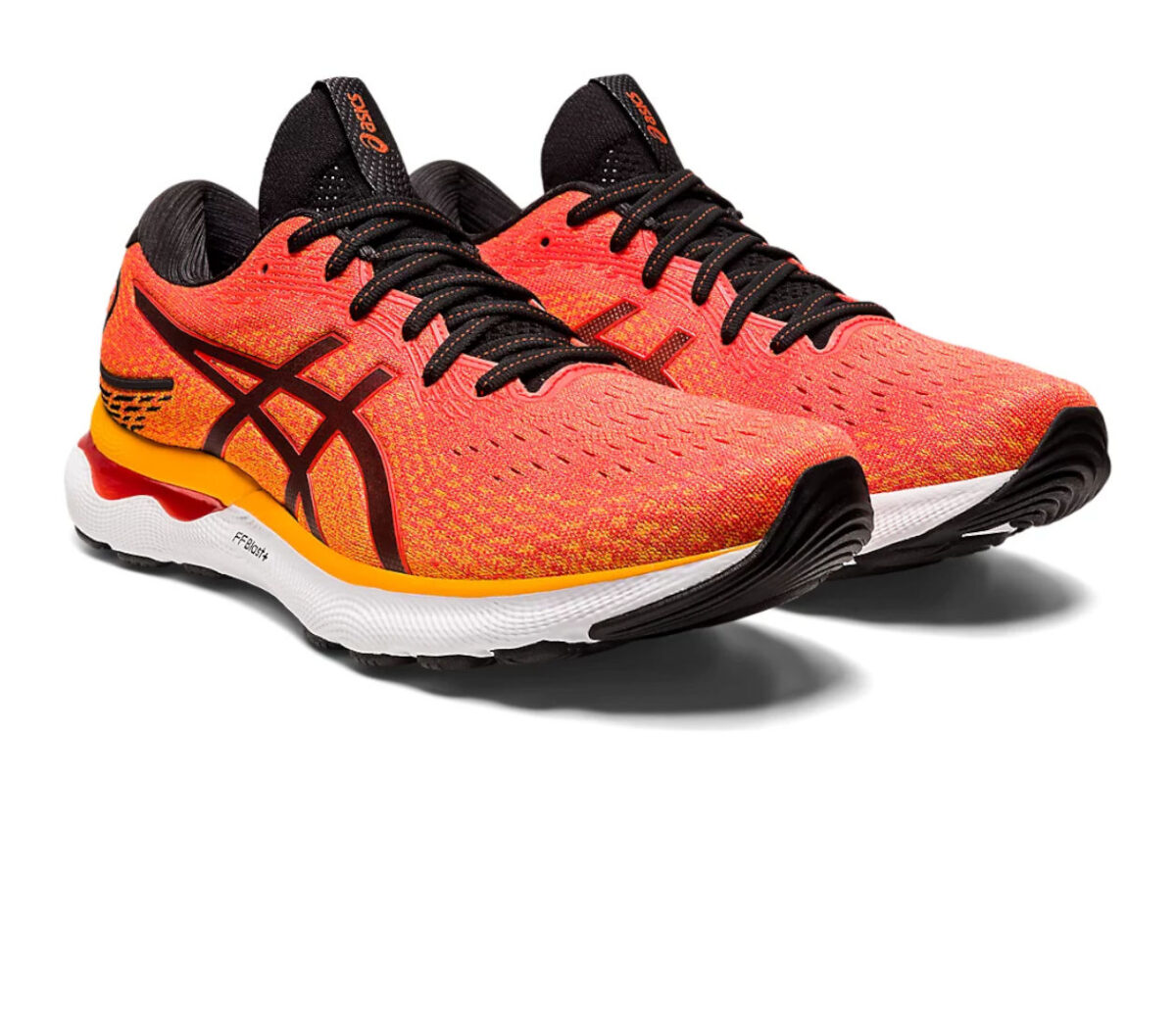 Coppia Scarpa asics gel nimbus 24 uomo Cherry Tomato/Black