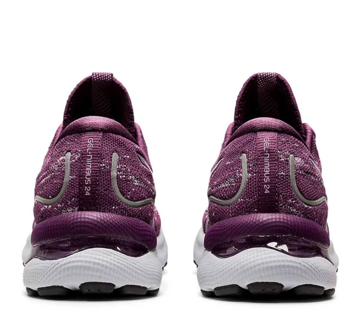 Retro Scarpa asics nimbus 24 donna Deep Plum/Rosequartz