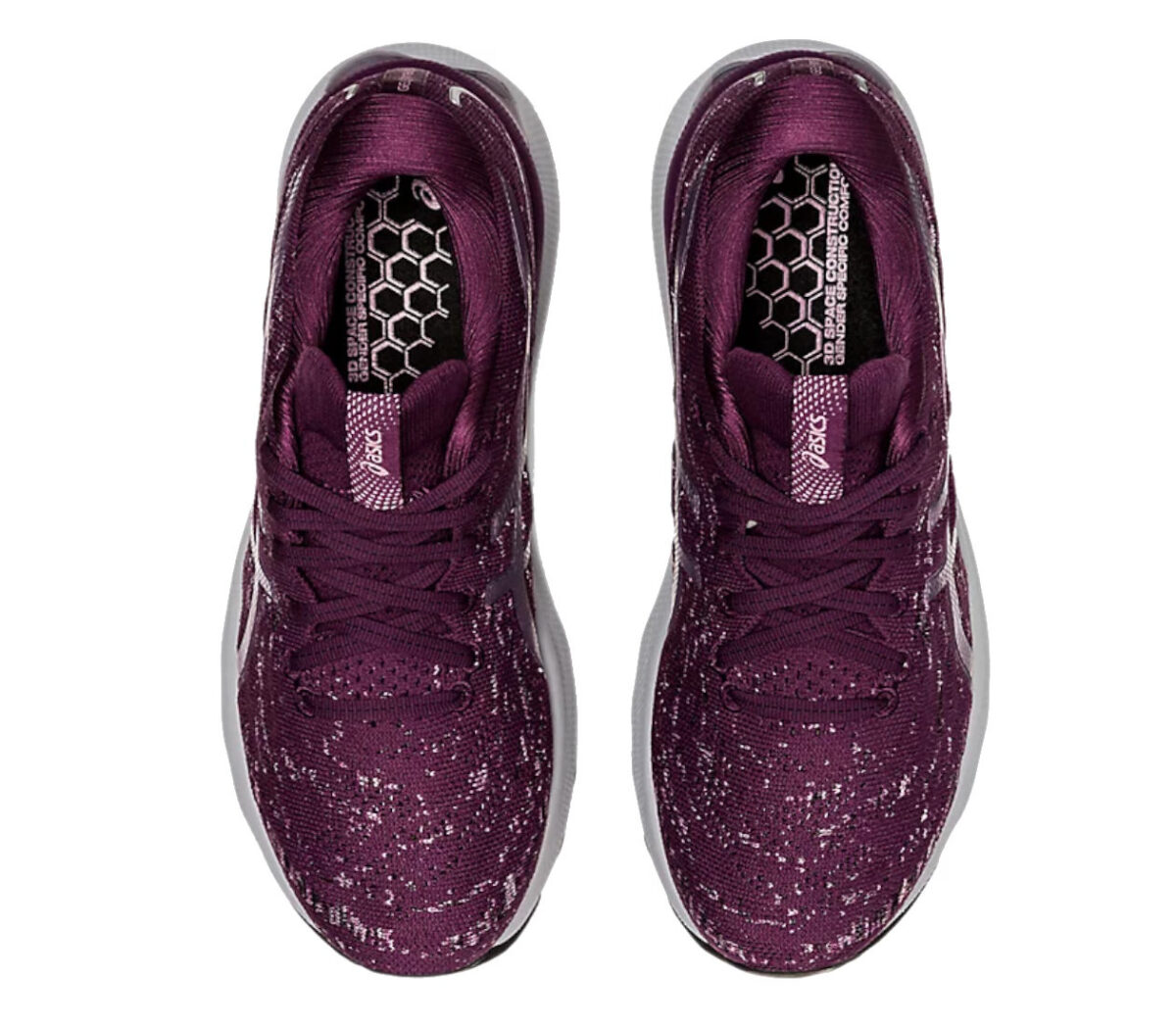 Tomaia Scarpa asics nimbus 24 donna Deep Plum/Rosequartz
