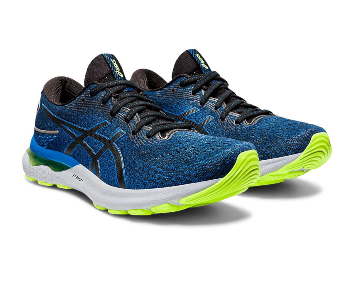 Coppia Scarpa asics nimbus 24 uomo Black/Lake Drive