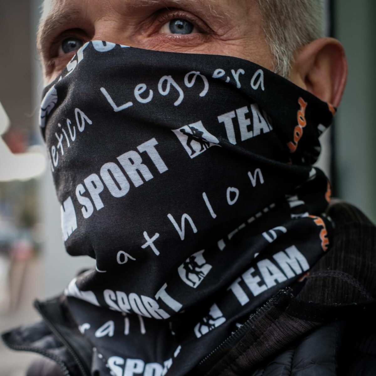 bandana da running lbm sport indossata