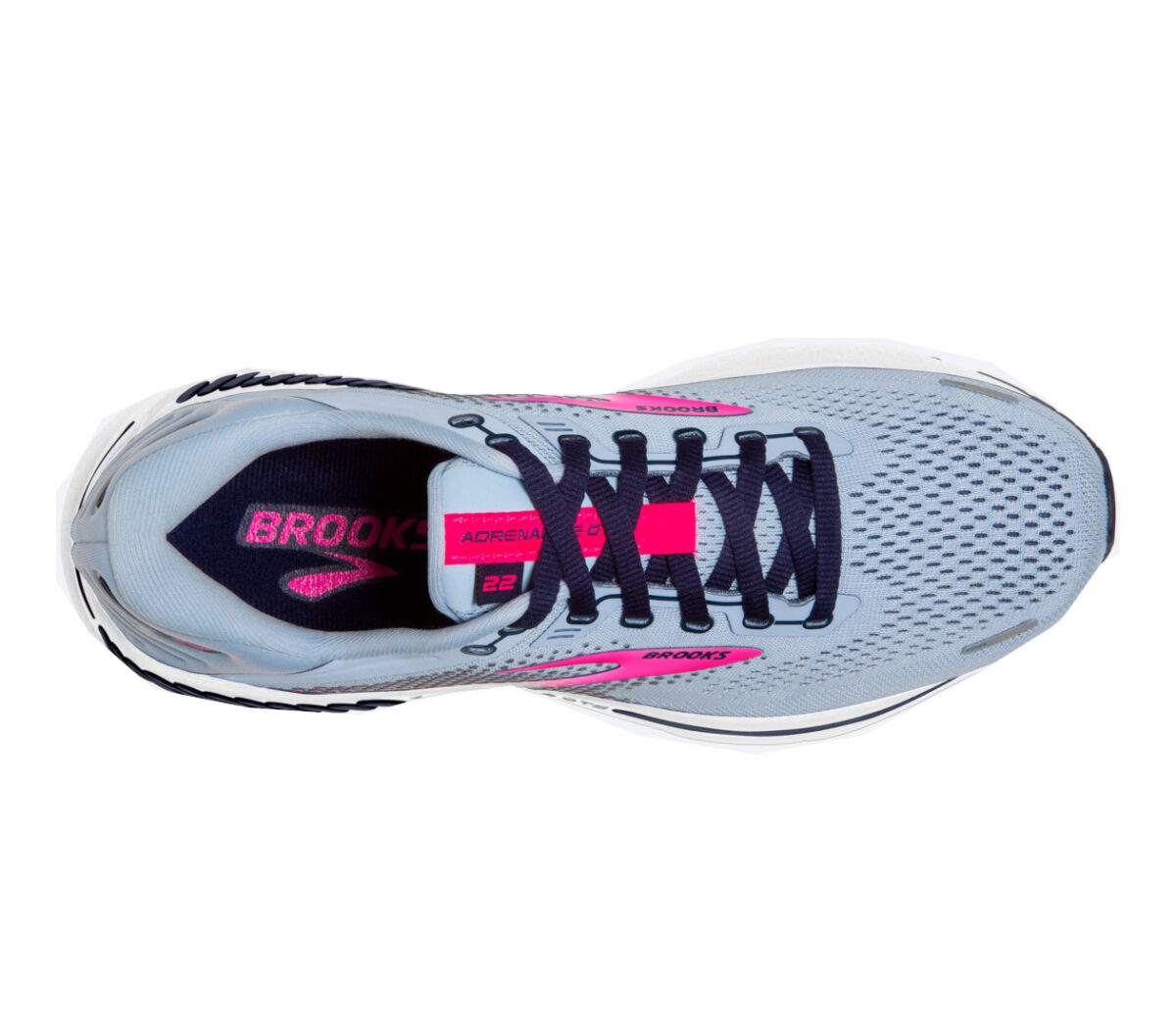 Tomaia Scarpa brooks adrenaline gts 22 donna grigia fucsia