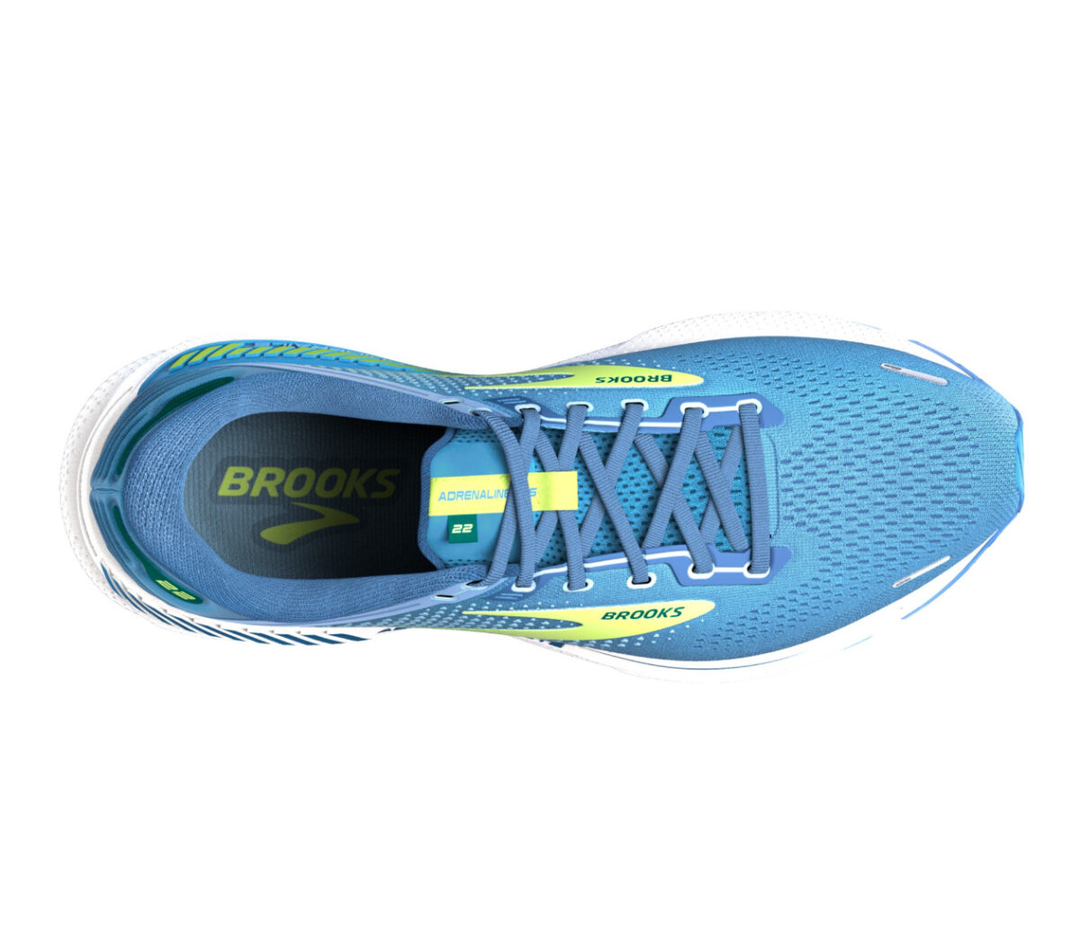 Tomaia Scarpa brooks adrenaline GTS 22 donna celeste