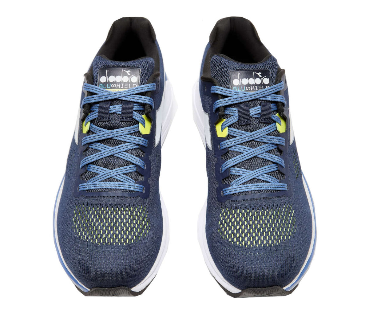 Tomaia Scarpa Diadora Mythos Blushield 7 Vortice uomo blu/giallo