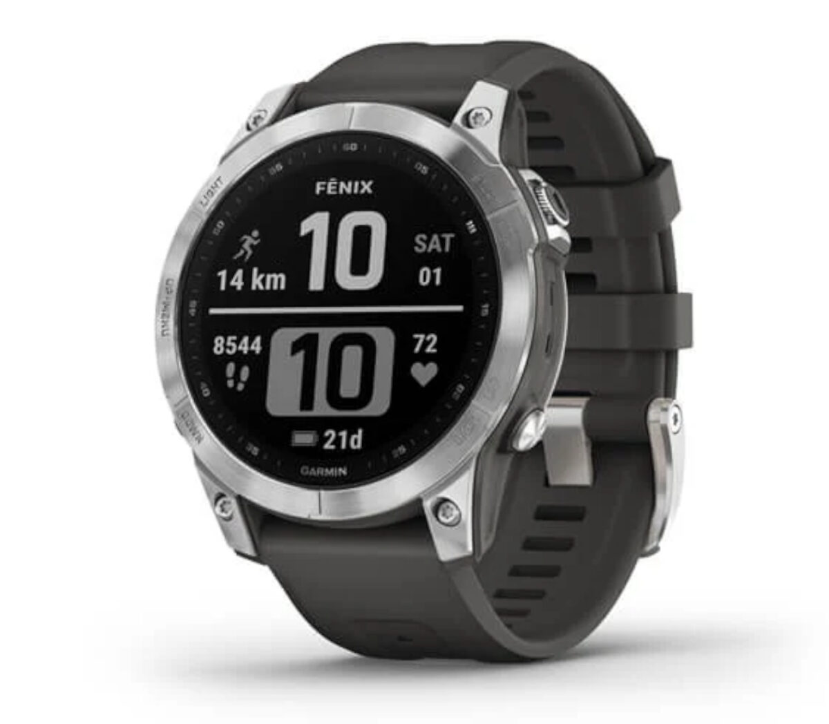 Lato Orologio Garmin Fenix 7 grigio