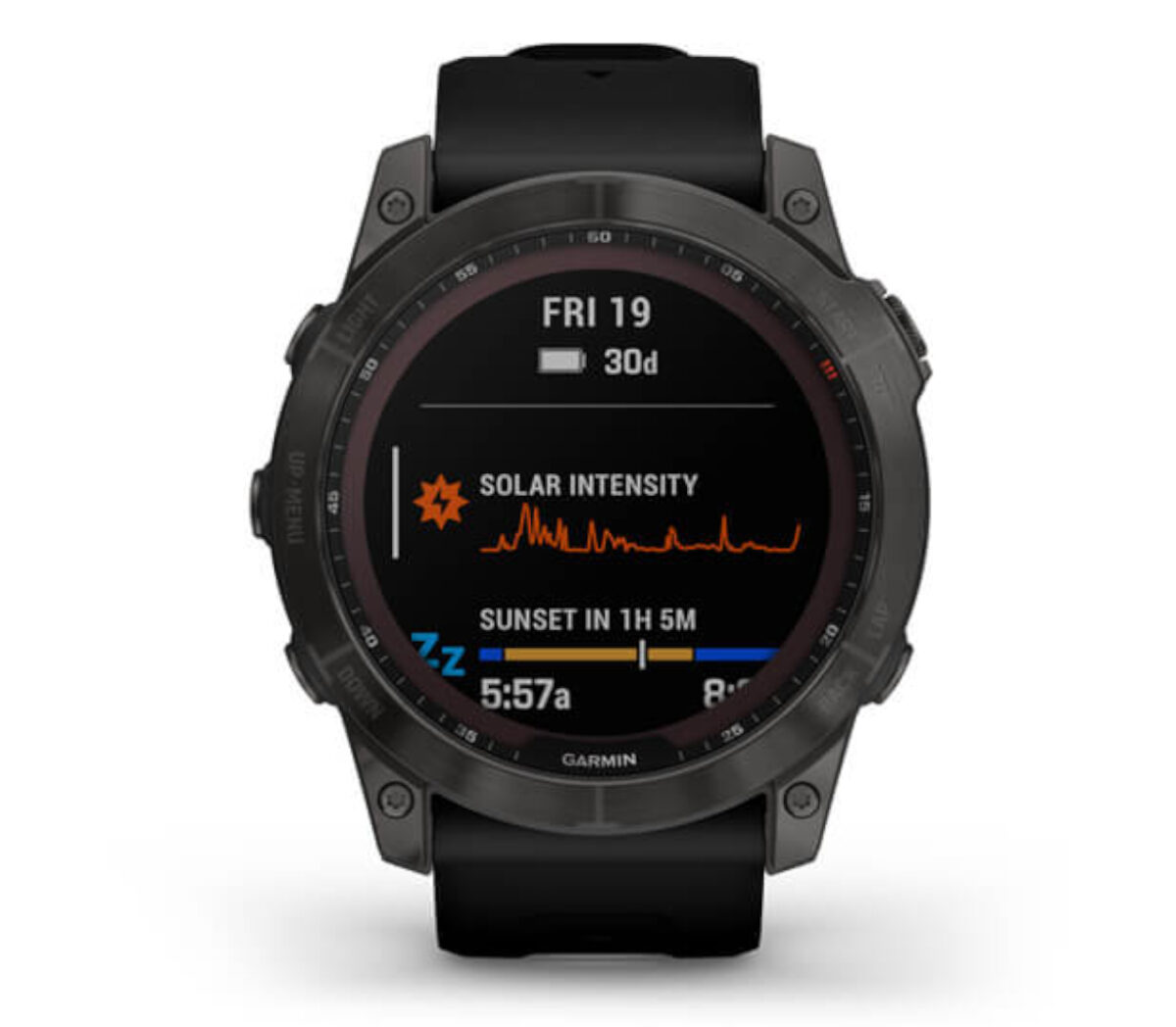 Orologio garmin fenix 7X sapphire solare nero