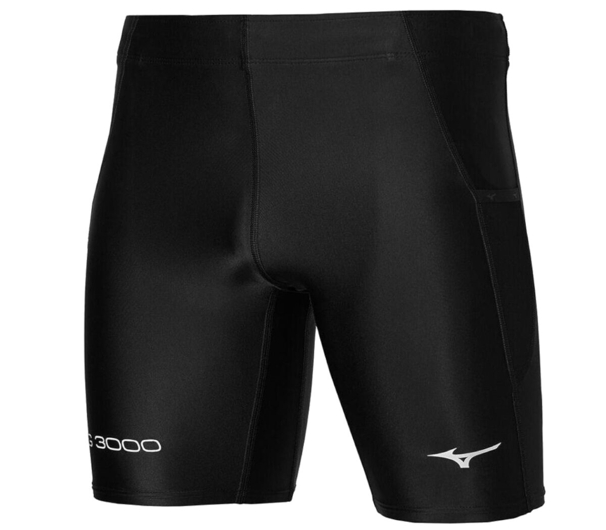 Pantaloncino Mizuno Trail BG 3000 Mid Tight uomo nero