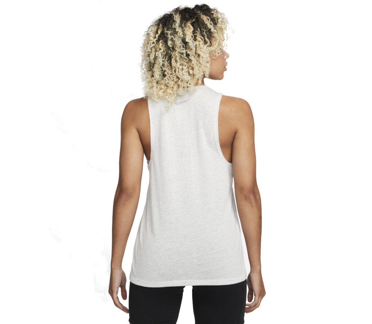 Retro Canotta nike dir-fit trail tank donna bianca