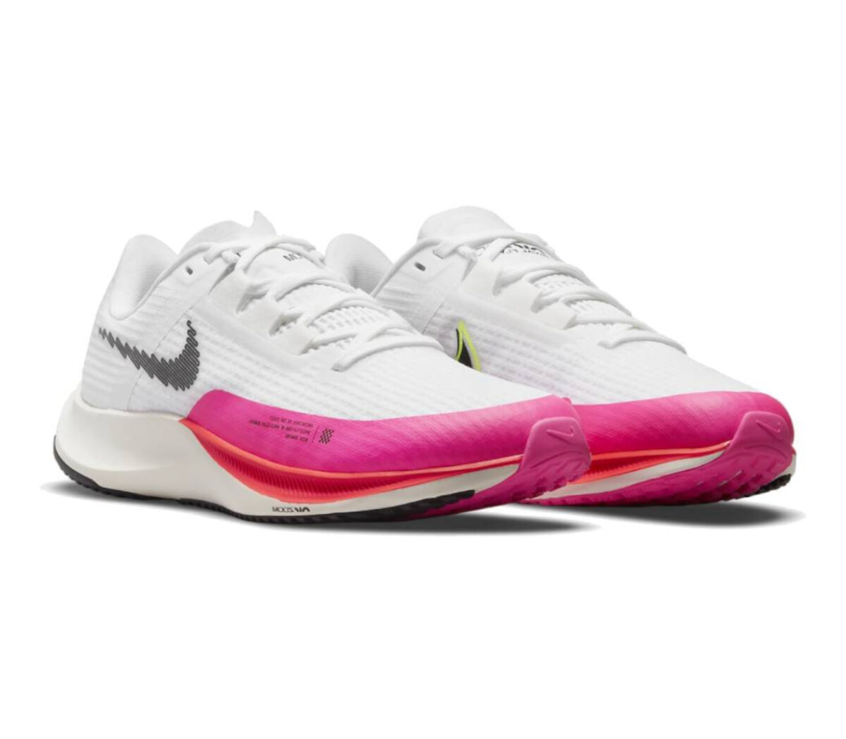 Coppia Tomaia Scarpa Nike Streakfly uomo bianca arancio
