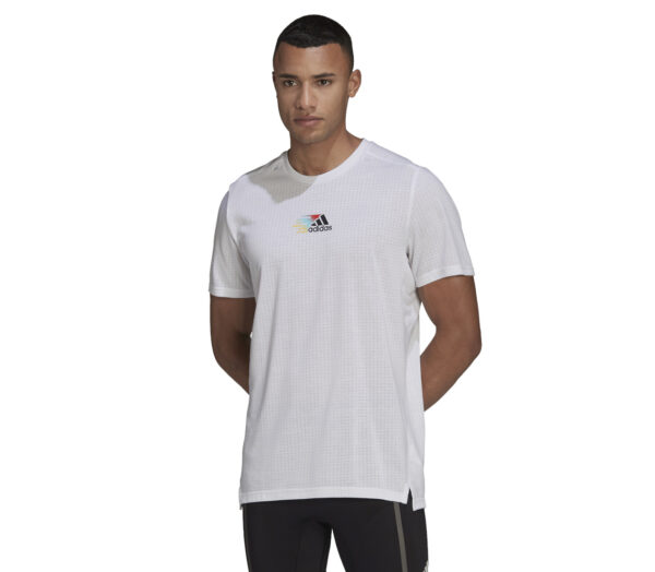 T-shirt adidas signature tee uomo bianca