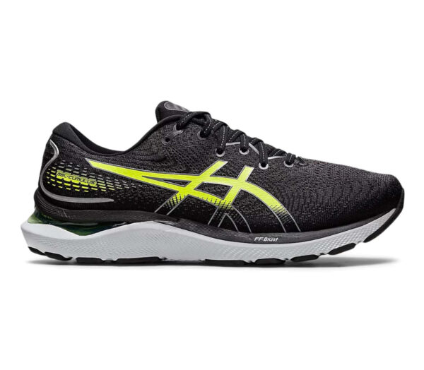 Scarpa Asics gel cumulus 24 uomo nero giallo