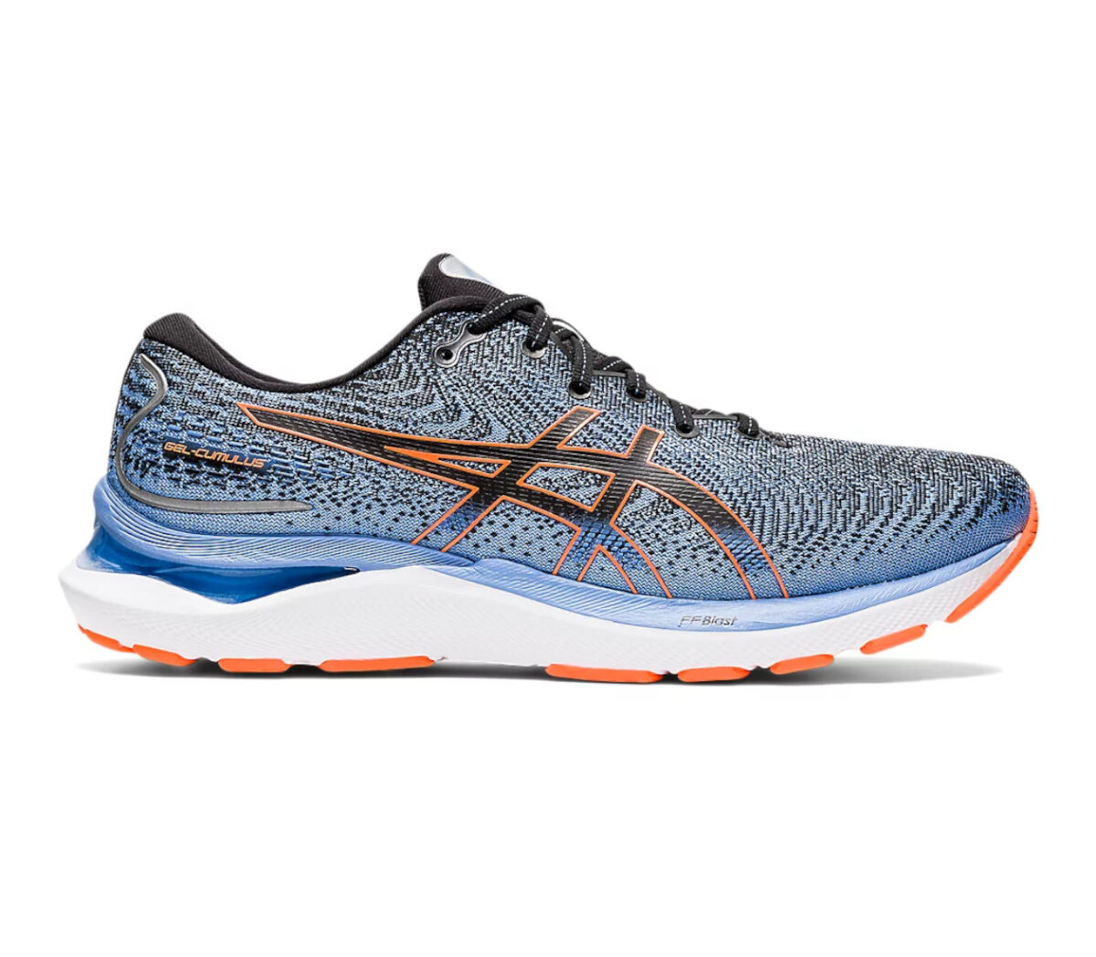 Scarpa asics gel cumulus 24 uomo Black/Shocking Orange