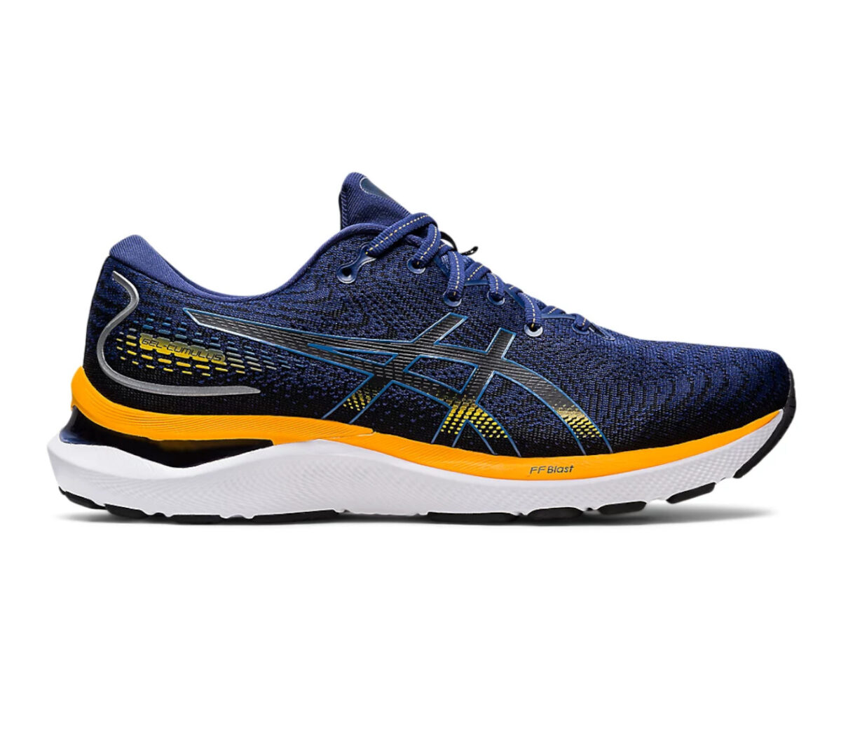 Scarpa asics gel cumulus 24 uomo Deep Ocean/Amber