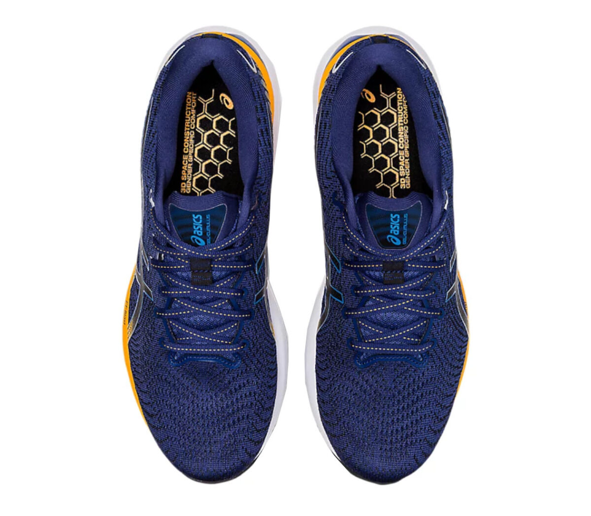 Tomaia Scarpa asics gel cumulus 24 uomo Deep Ocean/Amber