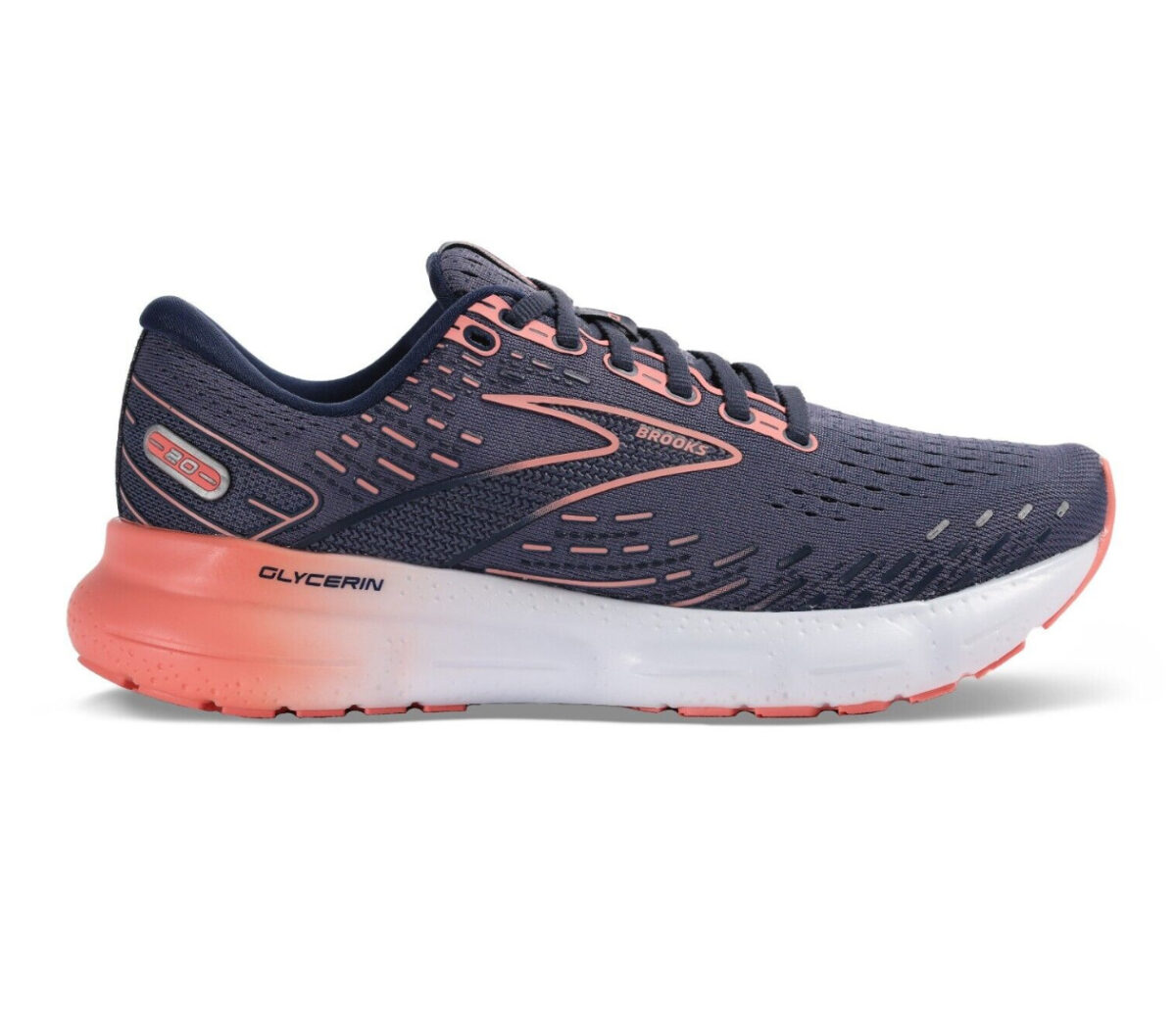 Scarpa brooks glycerin 20 donna blu rosa