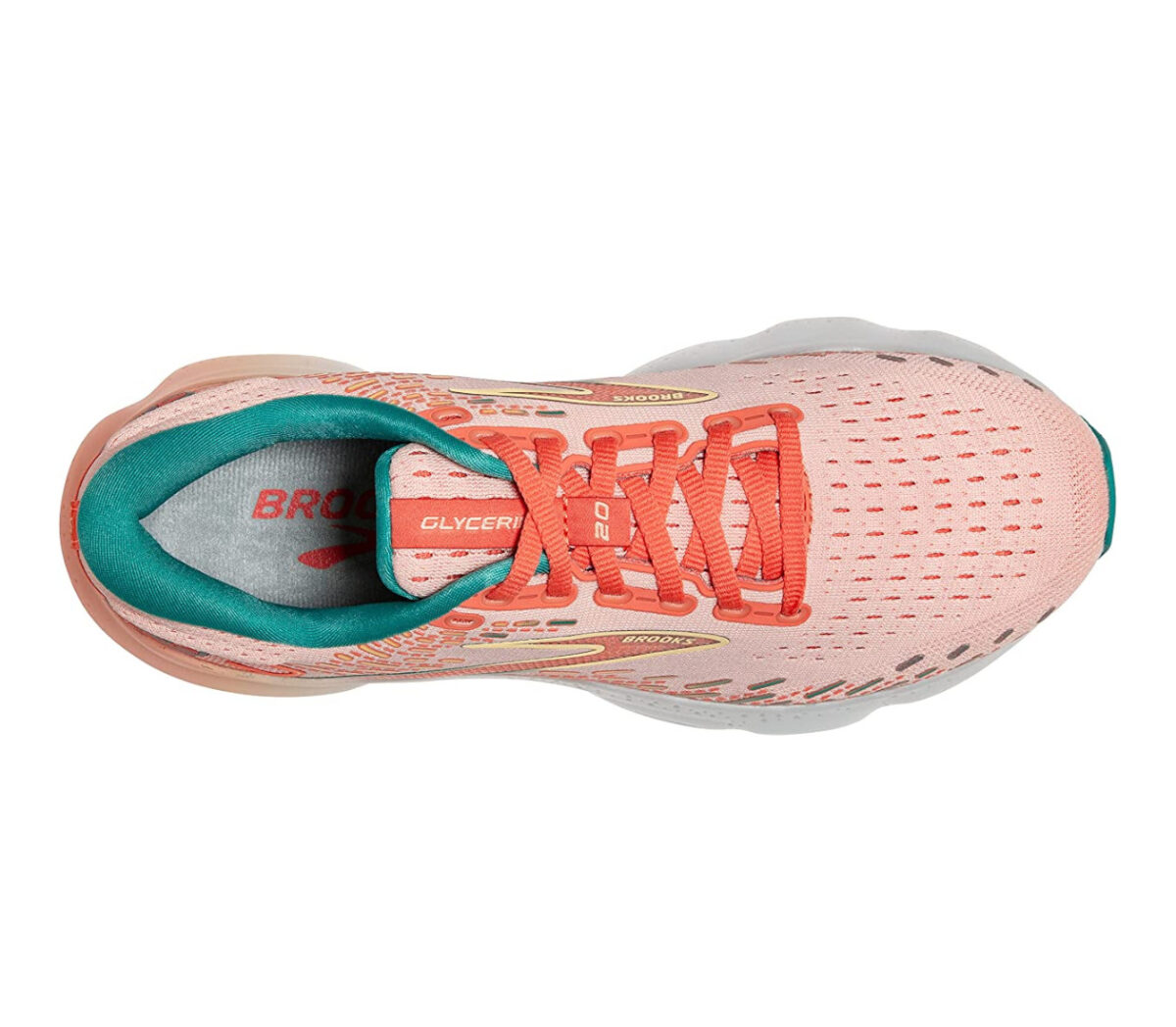 Tomaia Scarpa Brooks glycerin 20 donna fusion/coral