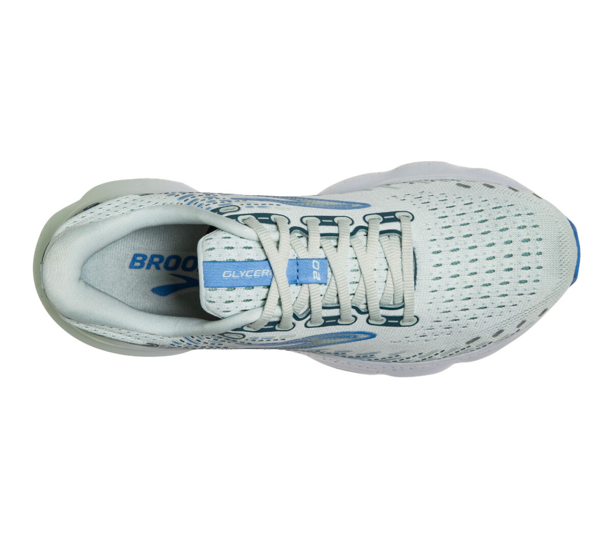 Tomaia Scarpa Brooks glycerin 20 donna celeste grigia