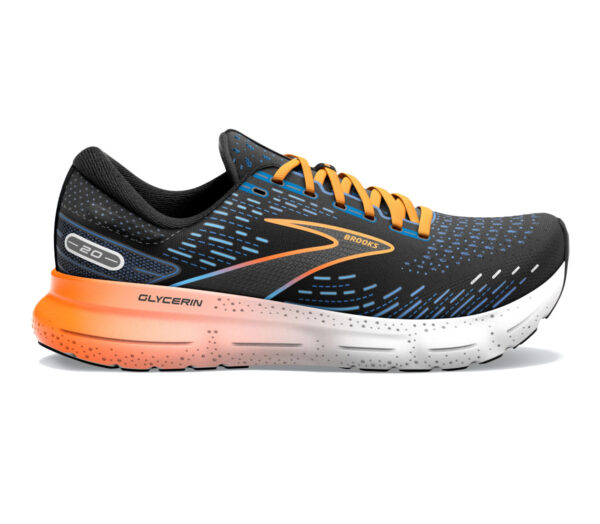 Scarpa Brooks Glycerin 20 uomo nera arancione