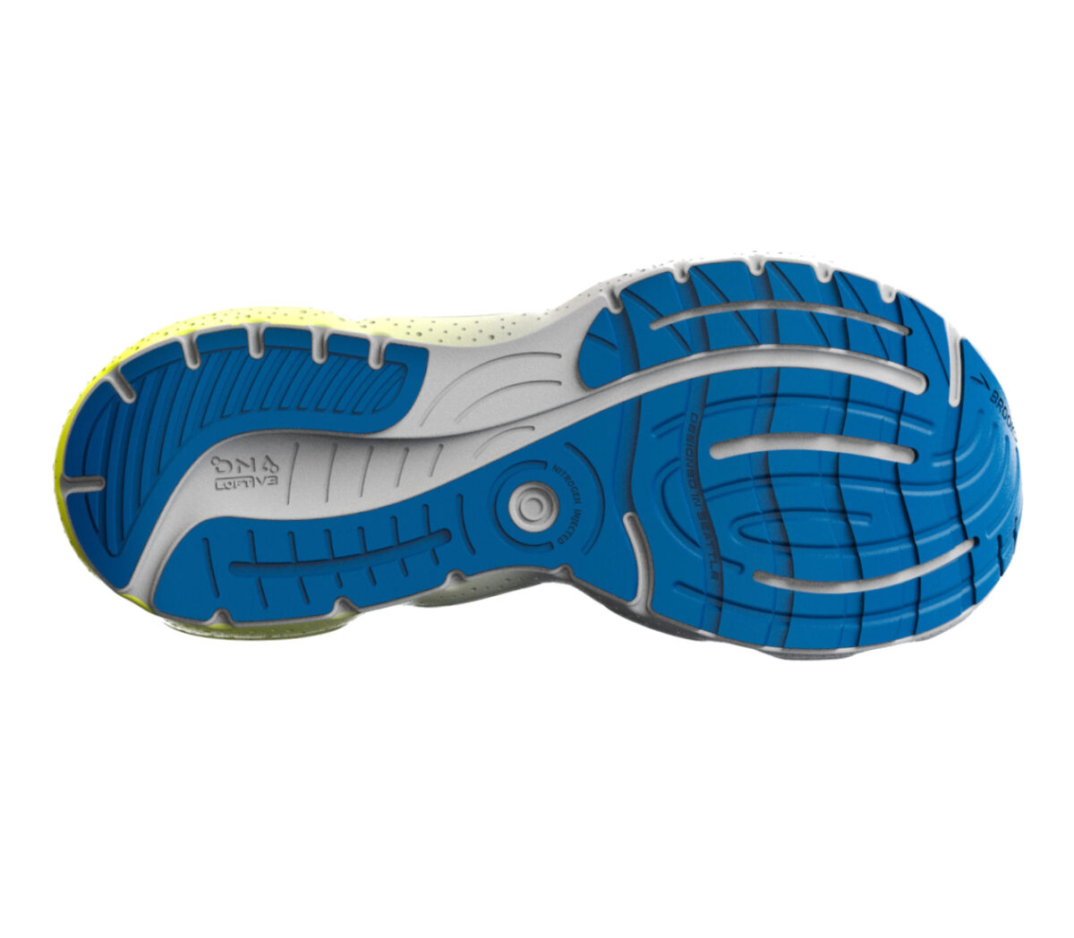 Suola Scarpa Brooks Glycerin 20 uomo blu gialla