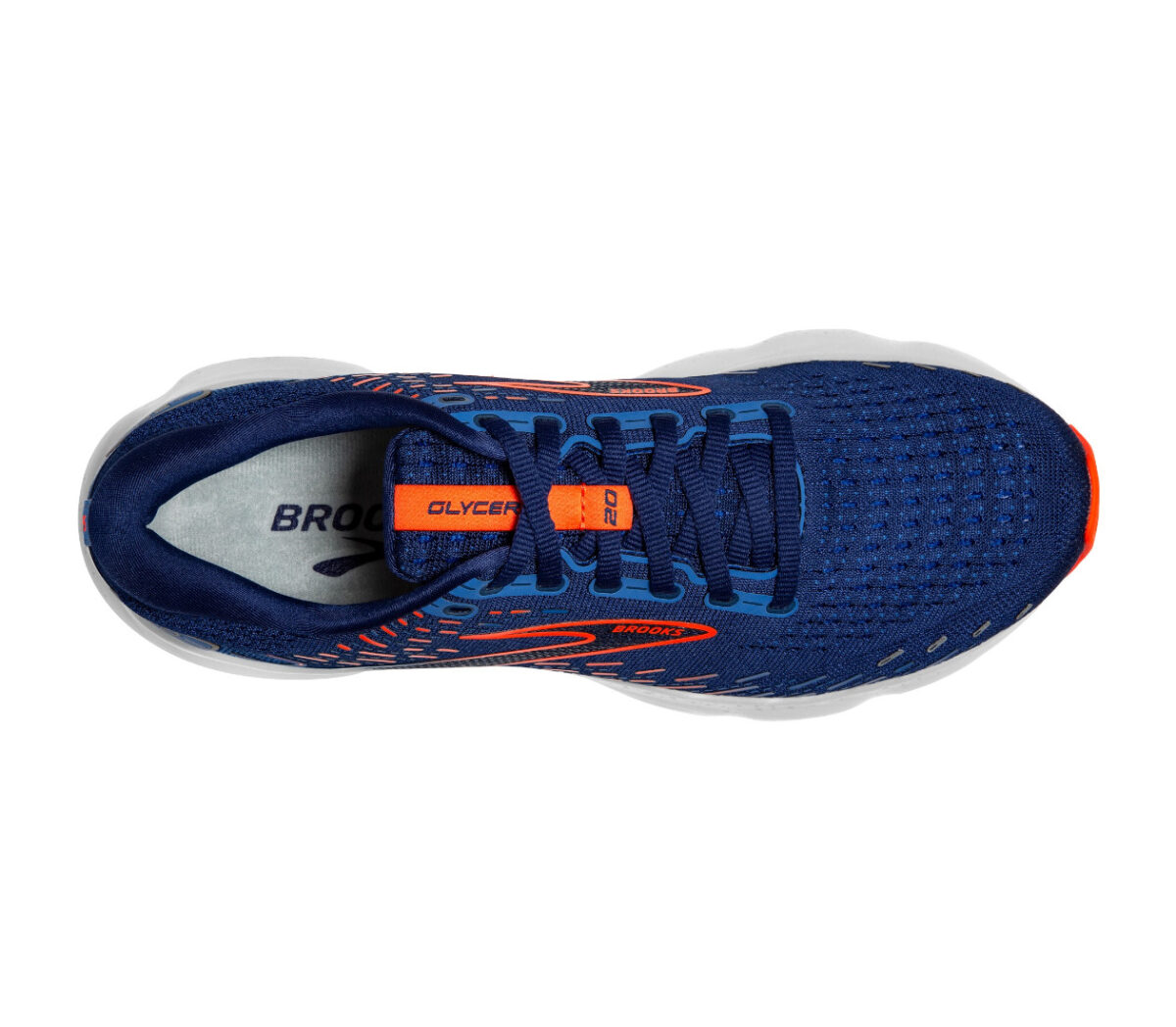 Tomaia Scarpa Brooks glycerin 20 uomo Blue Depths