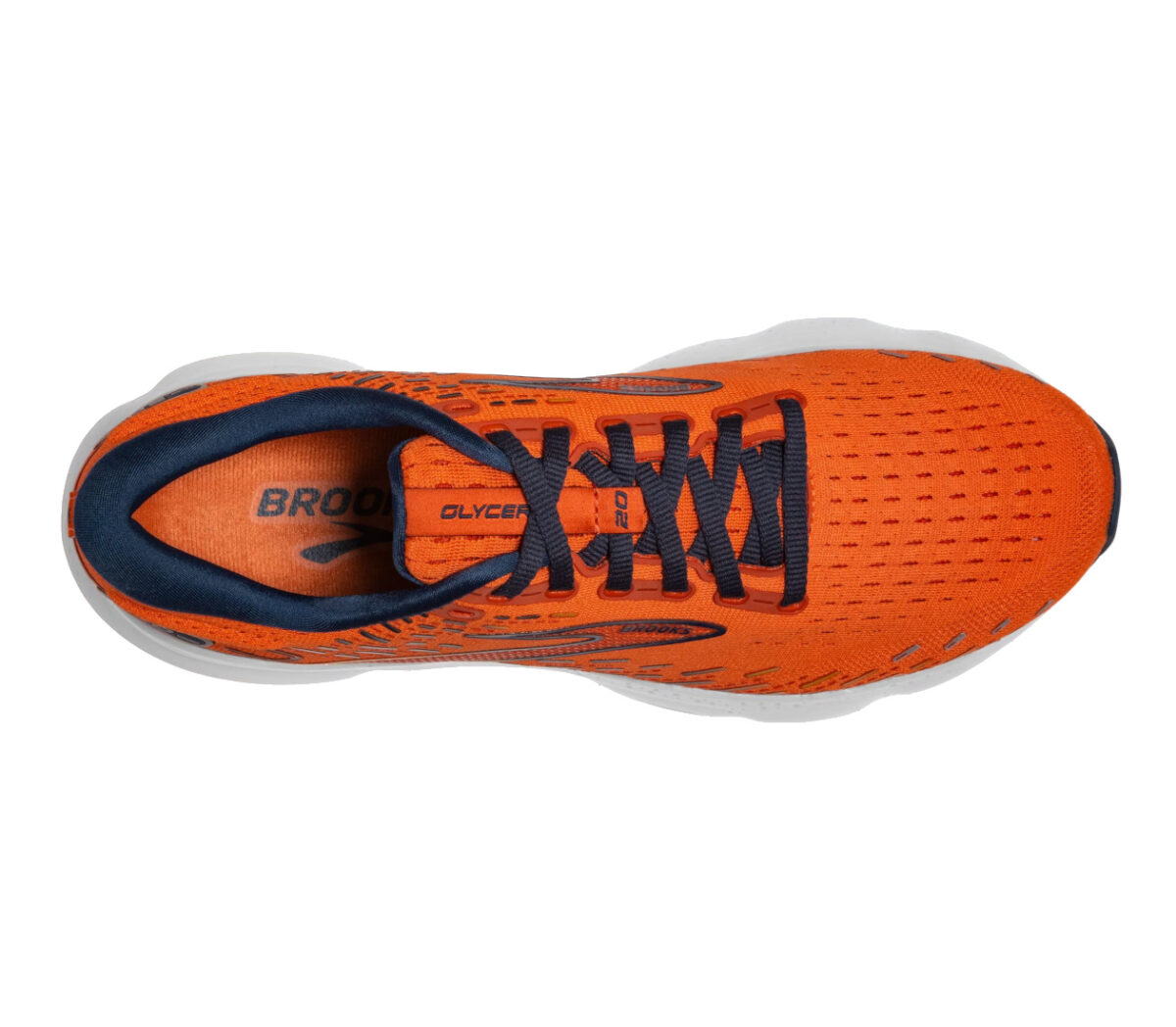 Tomaia Scarpa Brooks glycerin 20 uomo arancione