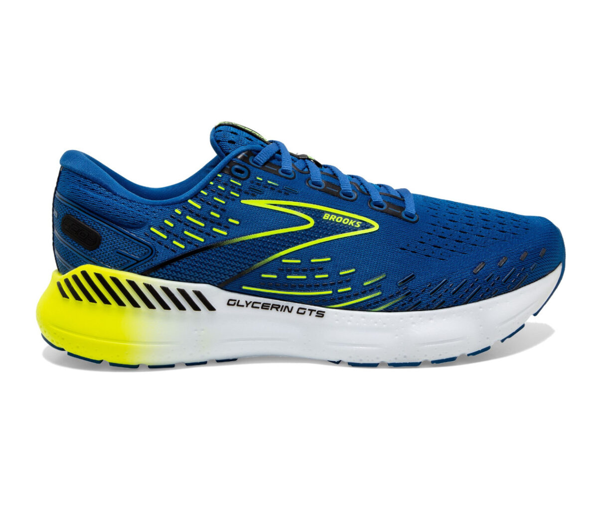 Scarpa Brooks glycerin GTS 20 uomo blu gialla