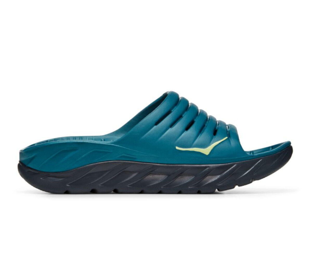 Scarpa hoka one one ora recovery slide 2 uomo BLUE CORAL / BUTTERFLY