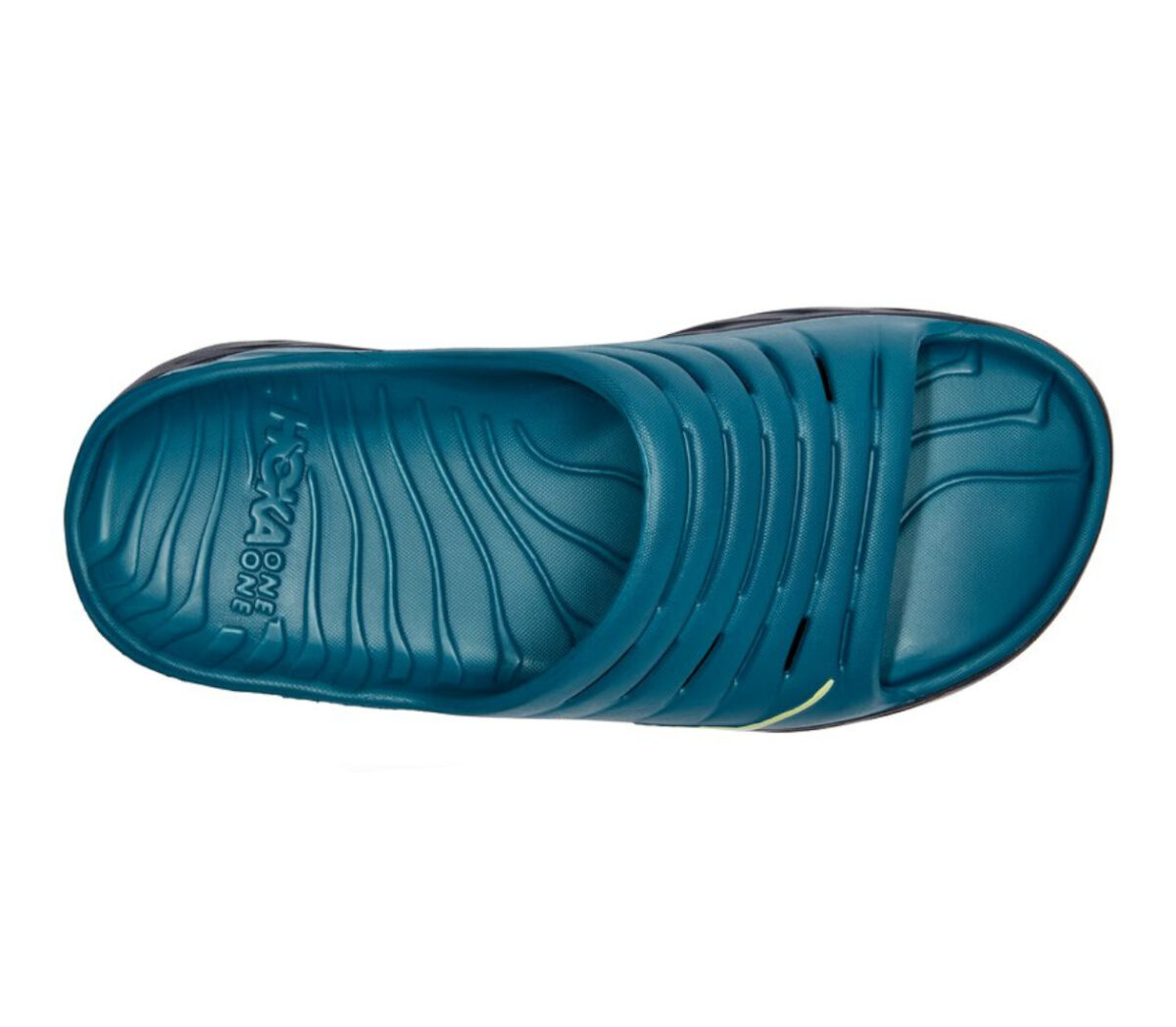 Tomaia Scarpa hoka one one ora recovery slide 2 uomo BLUE CORAL / BUTTERFLY