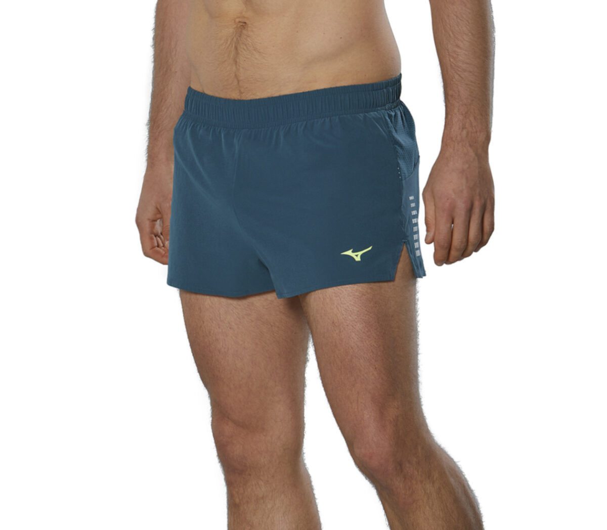 Pantaloncino Mizuno premium aero split 1.5 short uomo avio