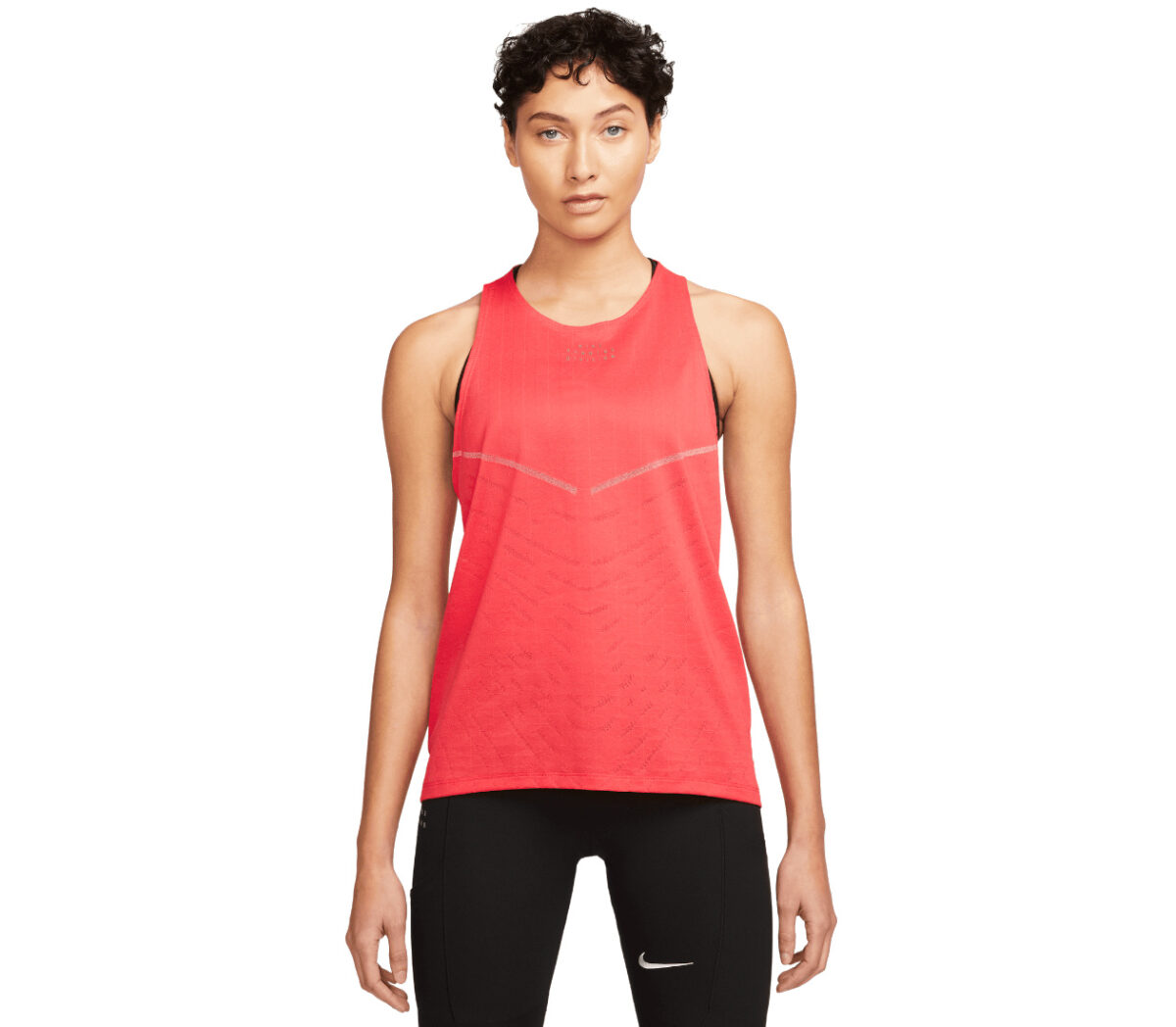 Canottiera Nike dri-fit adv run division donna Red/Black