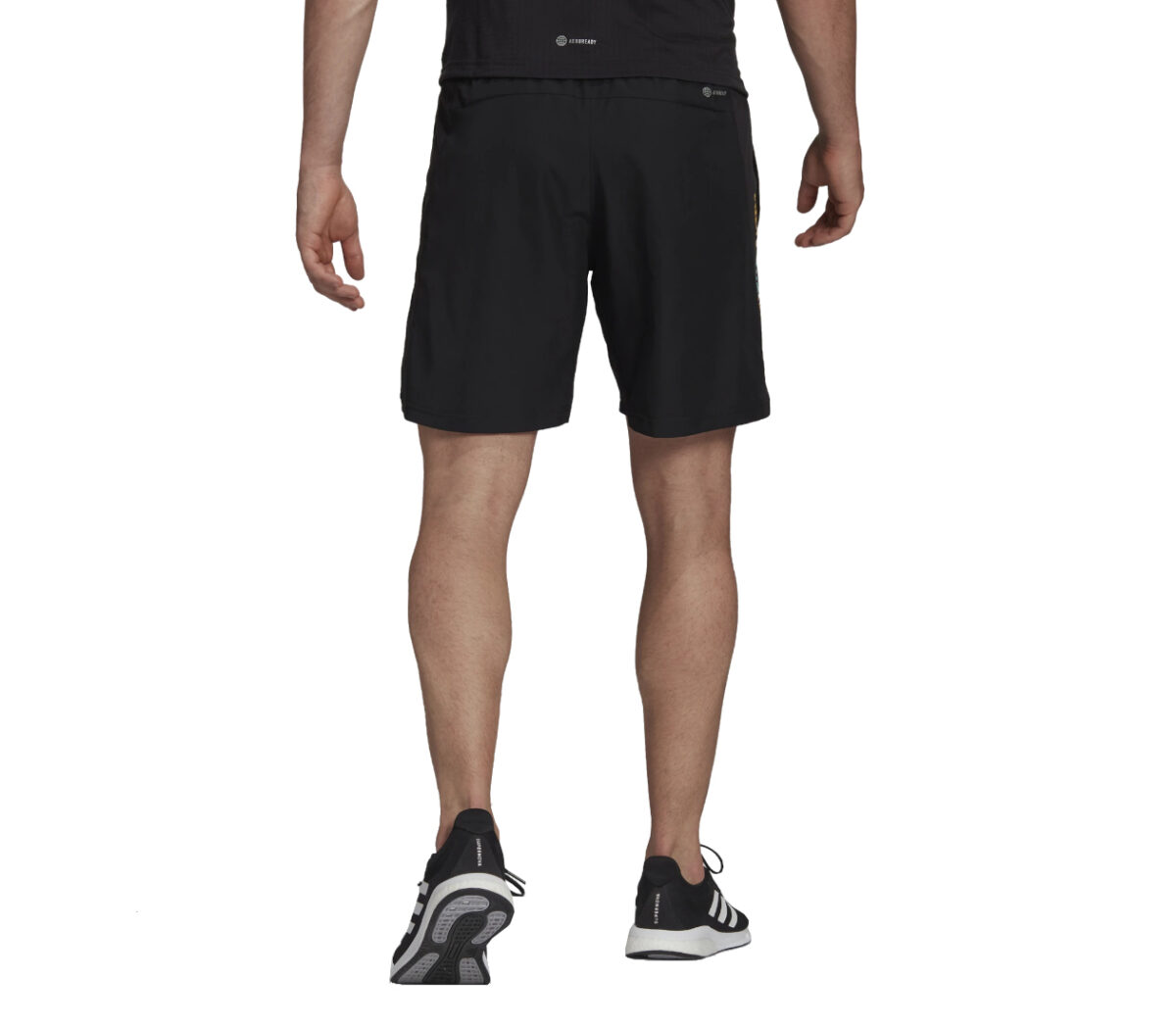 Dietro Pantaloncino adidas signature short uomo nero