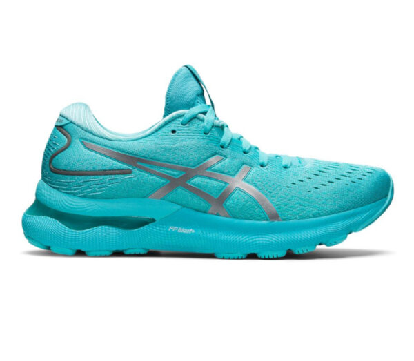 Scarpa asics gle nimbus 24 lite show donna azzurre