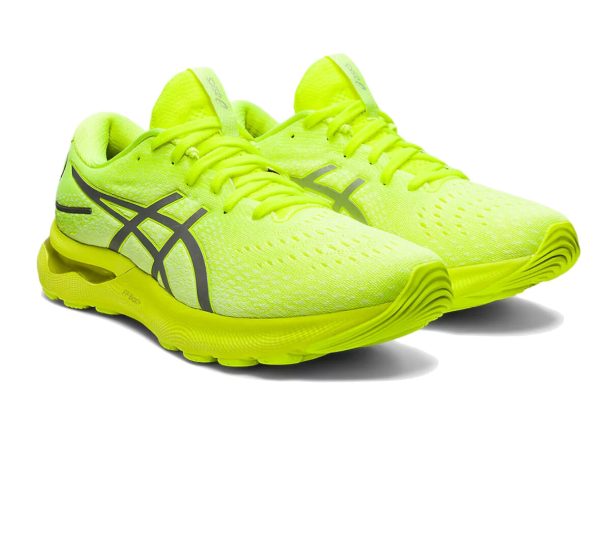 Coppia Scarpa asics gel nimbus 24 lite show uomo giallo fluo