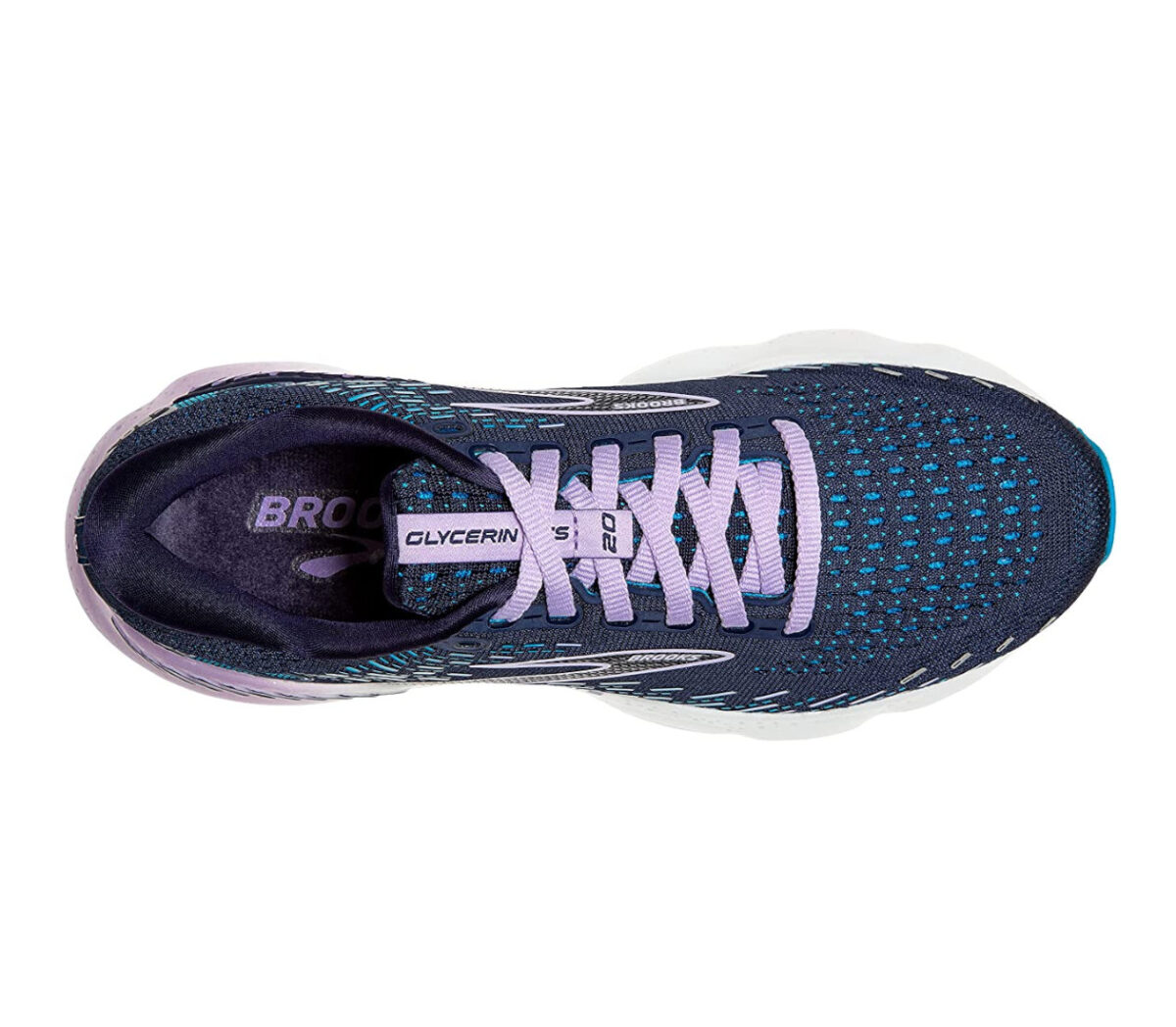 Tomaia Scarpa brooks glycerin gts 20 donna blu