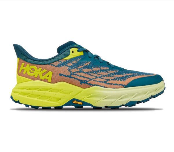 Scarpa hoka one one speedgoat 5 uomo Blue Coral / Evening Primrose