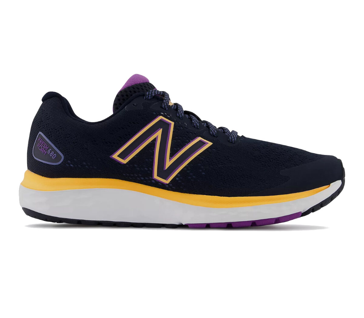 Scarpe new balance 680 v7 donna nero viola giallo