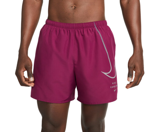 Pantaloncino nike challenger run division uomo viola