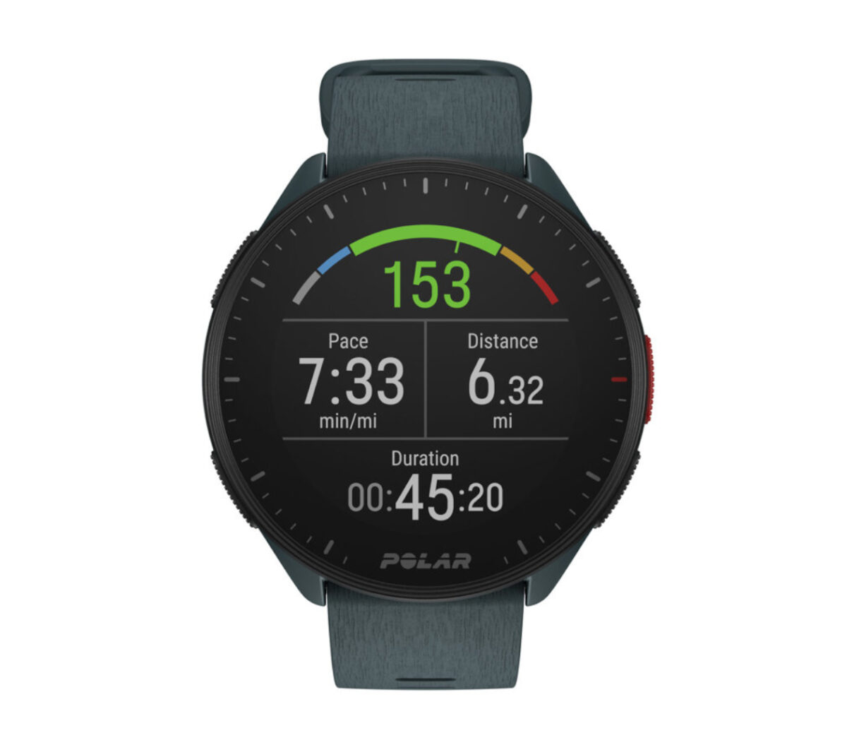 Orologio running polar pacer unisex verde