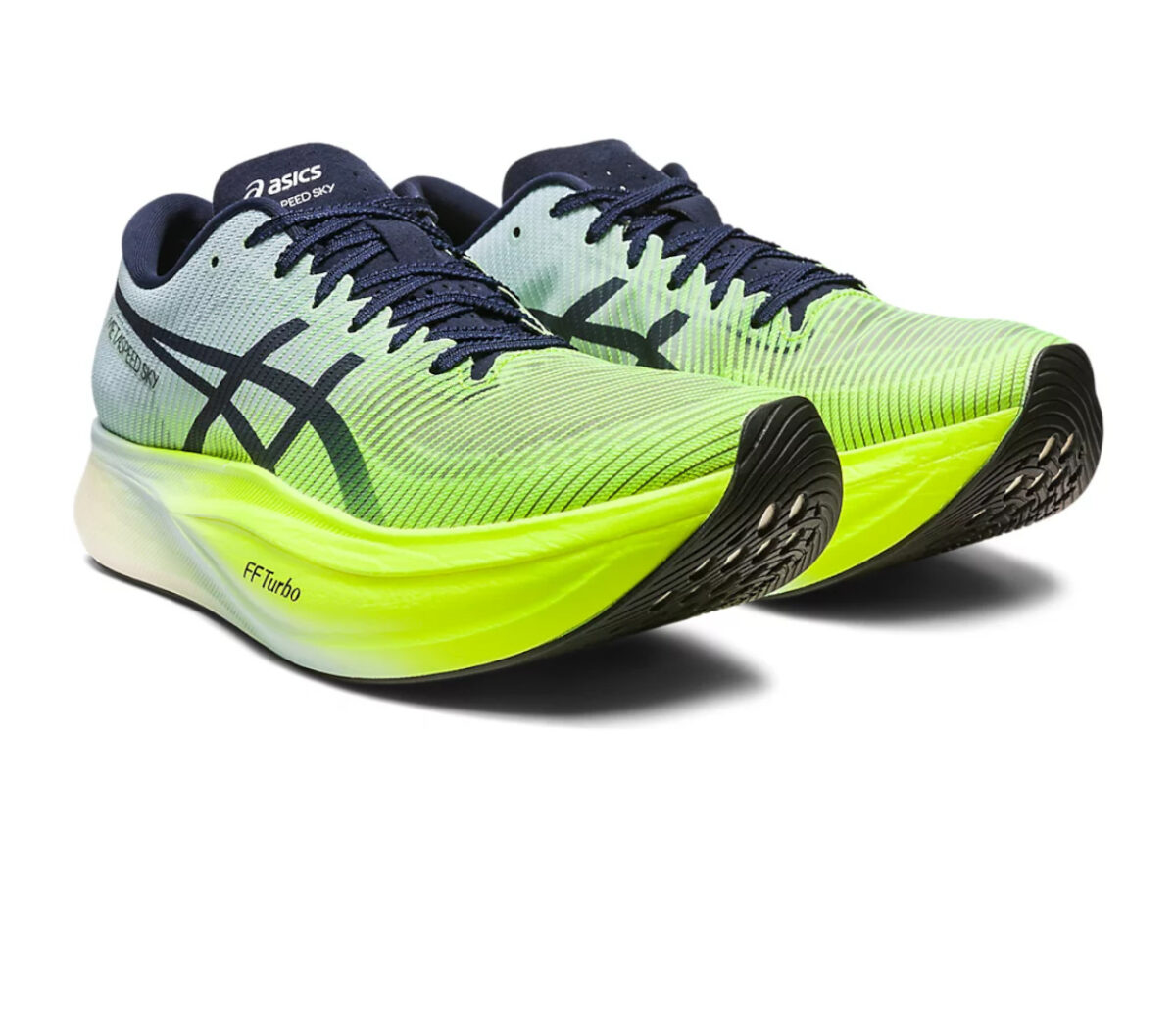 Coppia Scarpa asics metaspeed sky + unisex grigia gialla