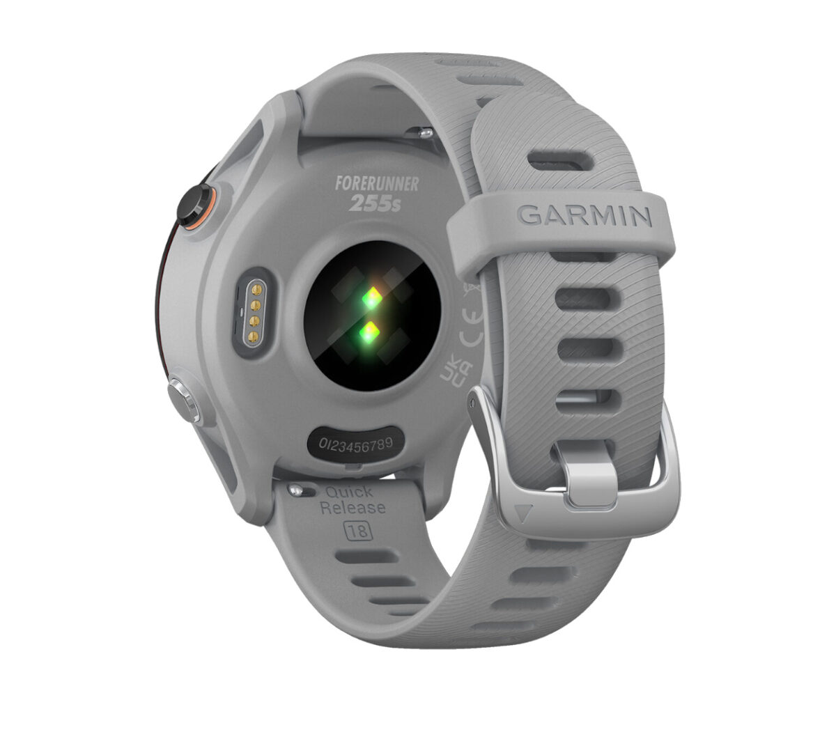 Dietro Orologio Garmin forerunning 255s unisex grigio chiaro