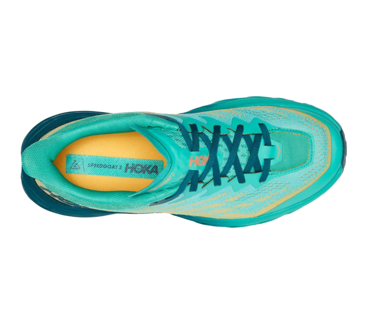 Tomaia Scarpe hoka on one speedgoat 5 donna verde