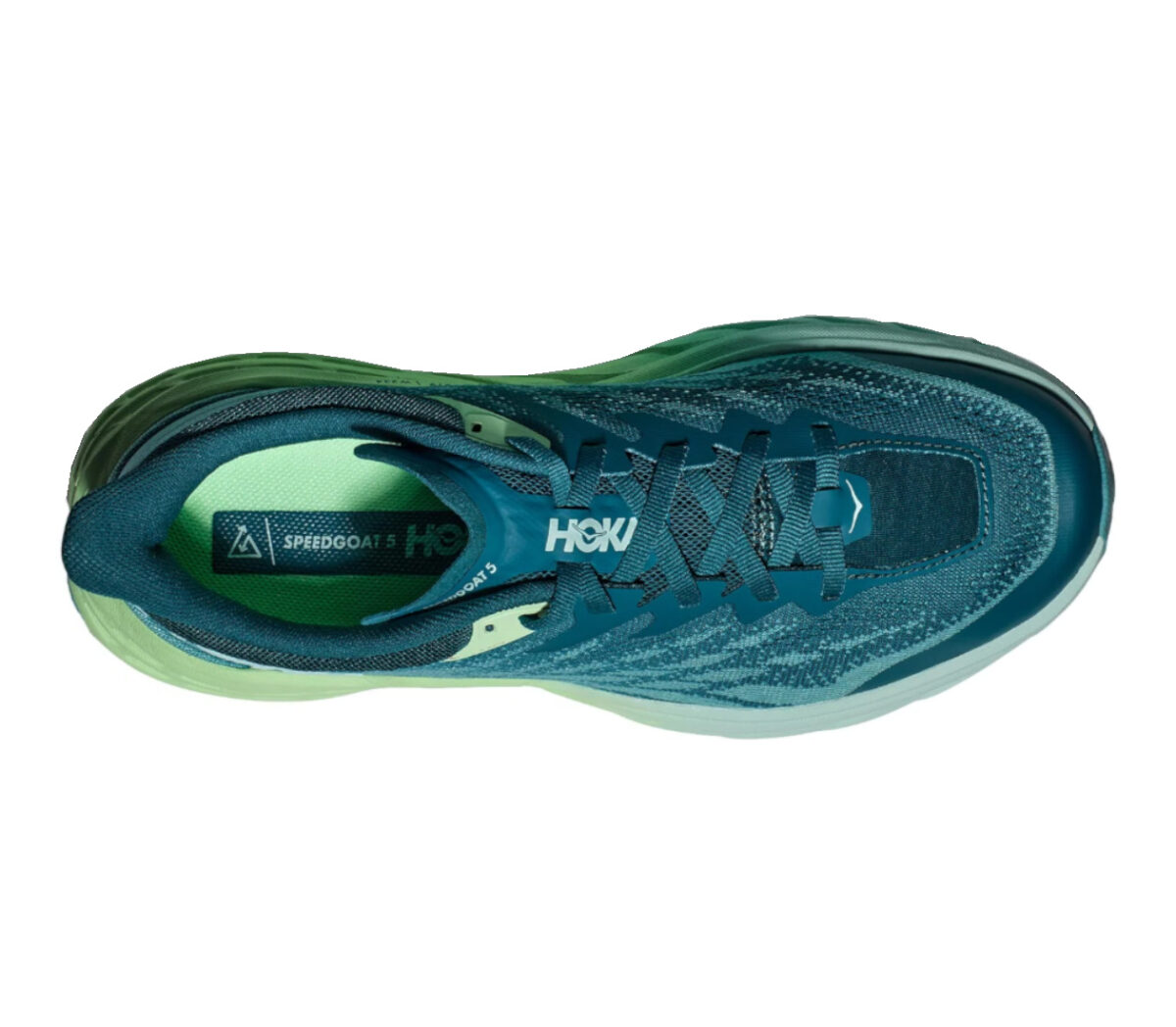 Tomaia Scarpa Hoka speedgoat 5 donna verde