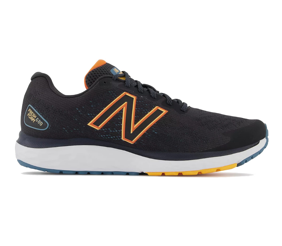 Scarpa new balance fresh foam 680 v7 blu apricot